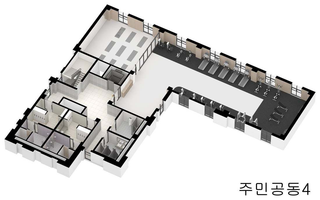 커뮤니티 시설 아이소 CG 4