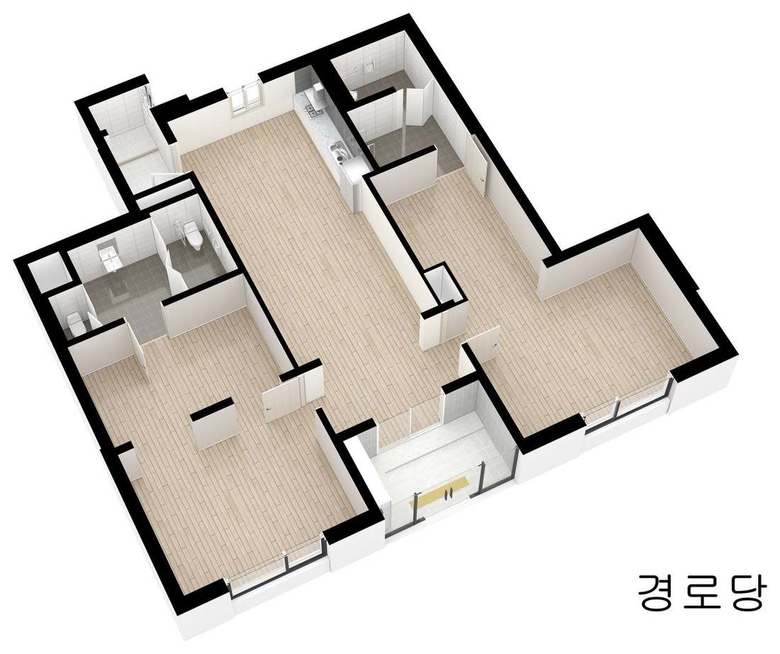 경로당 아이소 CG
